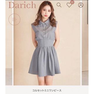 darich コルセットミニワンピース(ミニワンピース)