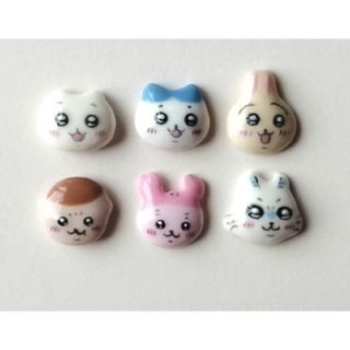 ネイルパーツ 6個セット ちいかわ(デコパーツ)