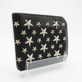 JIMMY CHOO - 正規品 ジミーチュウ JIMMY CHOO スタッズ Studs 折り財布 黒