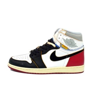 ナイキ(NIKE)のナイキ NIKE × ユニオン UNION ■ 【 AIR JORDAN 1 HIGH OG NRG Varsity Red Wolf Grey BV1300 106 】 エア ジョーダン 1 ハイ オージー バーシティ レッド　f21272(スニーカー)