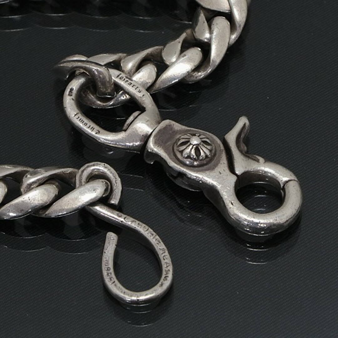 Chrome Hearts(クロムハーツ)のCHROME HEARTS 銀座店 クロムハーツ クラシックウォレットチェーン ショート 1クリップ シルバー SV925 94169 メンズのファッション小物(ウォレットチェーン)の商品写真