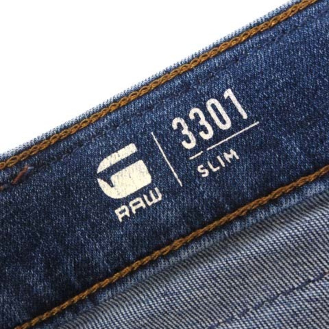 G-STAR RAW(ジースター)のジースターロウ 3301 SLIM デニムパンツ ジーンズ スリム 30 メンズのパンツ(デニム/ジーンズ)の商品写真