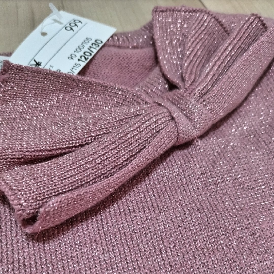 H&M(エイチアンドエム)の【新品】H&M　ワンピース　120/130 キッズ/ベビー/マタニティのキッズ服女の子用(90cm~)(ワンピース)の商品写真