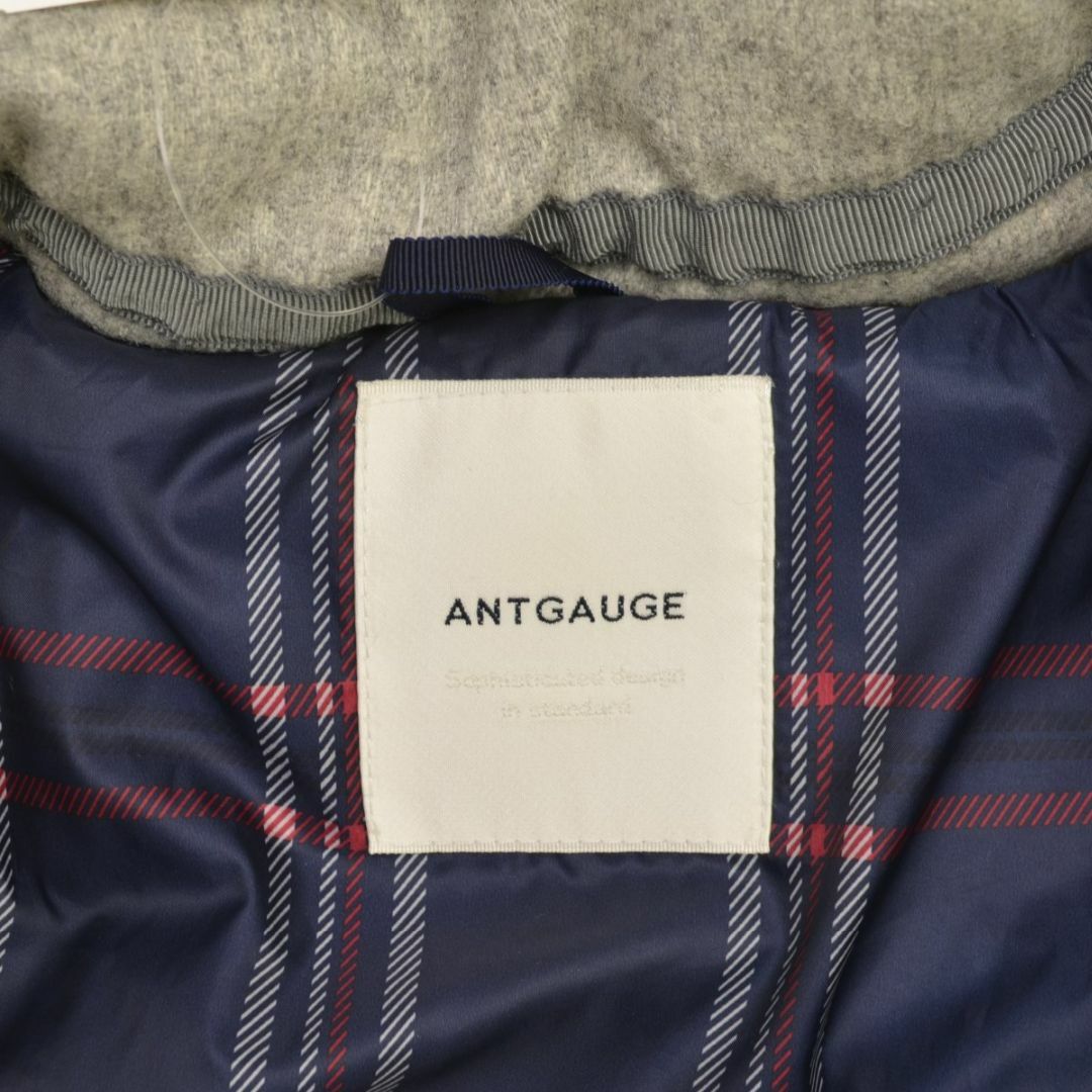 Antgauge(アントゲージ)の【ANTGAUGE】フラノストレッチ ミニ ブークレーナイロン異素材ダウンコート レディースのジャケット/アウター(ダウンコート)の商品写真