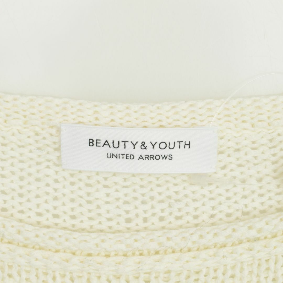 BEAUTY&YOUTH UNITED ARROWS(ビューティアンドユースユナイテッドアローズ)の【UNITEDARROWSBEAUTY&YOUTH】コットンテープヤーンニット レディースのトップス(ニット/セーター)の商品写真