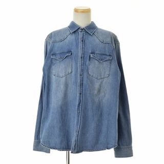 アルマーニエクスチェンジ(ARMANI EXCHANGE)の【ARMANIEXCHANGE】ダブルポケットデニム長袖シャツ(シャツ)