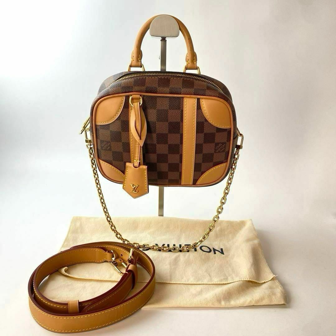 LOUIS VUITTON(ルイヴィトン)のLOUIS VUITTON ヴァリゼット BB ダミエ 3wayバッグ レディースのバッグ(ショルダーバッグ)の商品写真