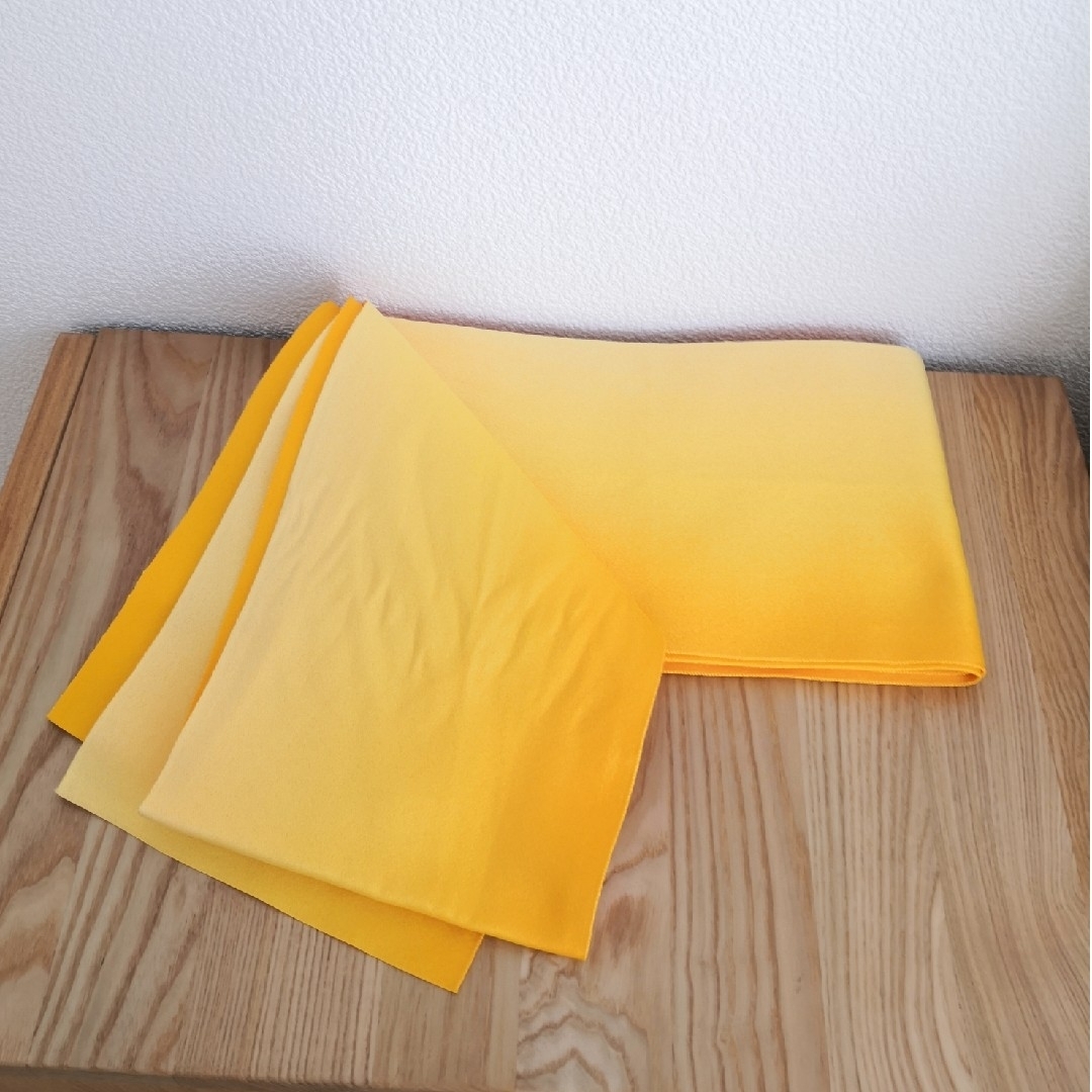 ぼかし浴衣帯 黄色/イエロー グラデーション リバーシブル レディースの水着/浴衣(浴衣帯)の商品写真