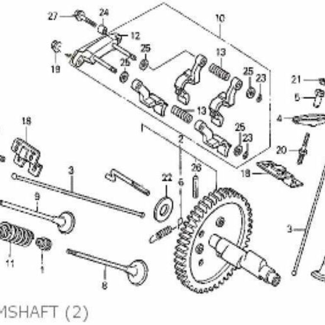 ホンダ(ホンダ)のホンダ GX610 カムシャフト GX610 GX620 GX670 自動車/バイクのバイク(パーツ)の商品写真