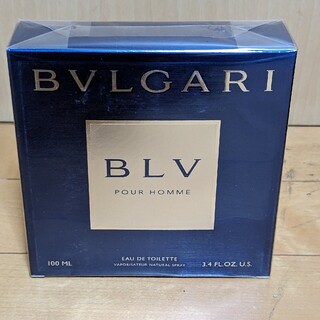 ブルガリ(BVLGARI)の「送料込」（新品未開封）ブルガリ　ＢＬＶ　オードトワレ　100ml(香水(男性用))