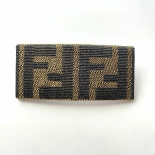 フェンディ FENDI ズッカ柄 キャンバス バレッタ