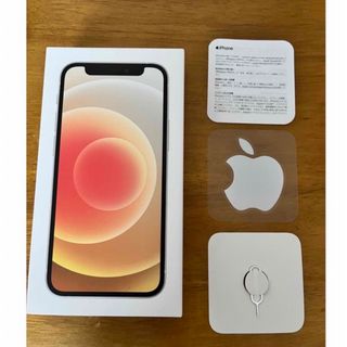 アイフォーン(iPhone)のApple アップル iPhone 12 mini 空箱 ステッカー　SIMピン(その他)