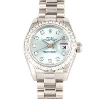 ロレックス(ROLEX)のロレックス デイトジャスト 179136G PT 自動巻 M番(腕時計)