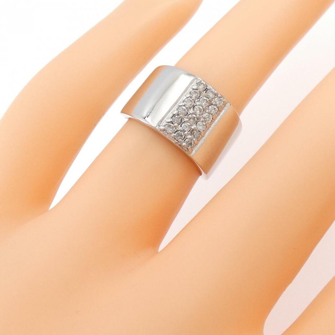 K18WG ダイヤモンド リング 0.30CT レディースのアクセサリー(リング(指輪))の商品写真