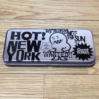 HOT！NEW YORK カンペンケース 族シルバーカラー筆箱 缶ペン(ペンケース/筆箱)
