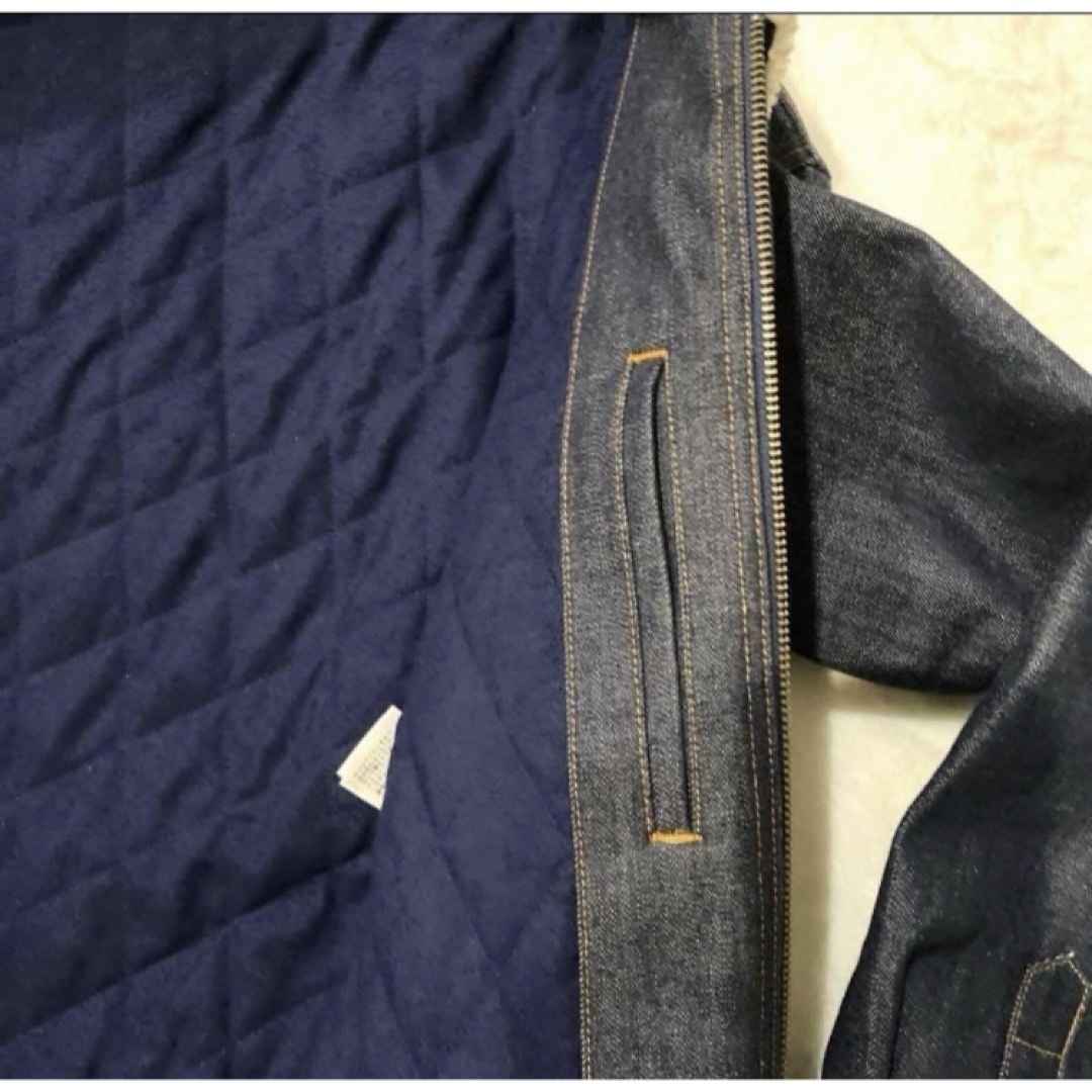 A.P.C(アーペーセー)のアーペーセー a.p.c デニムジャケット ボア リジッド XS  メンズのジャケット/アウター(Gジャン/デニムジャケット)の商品写真