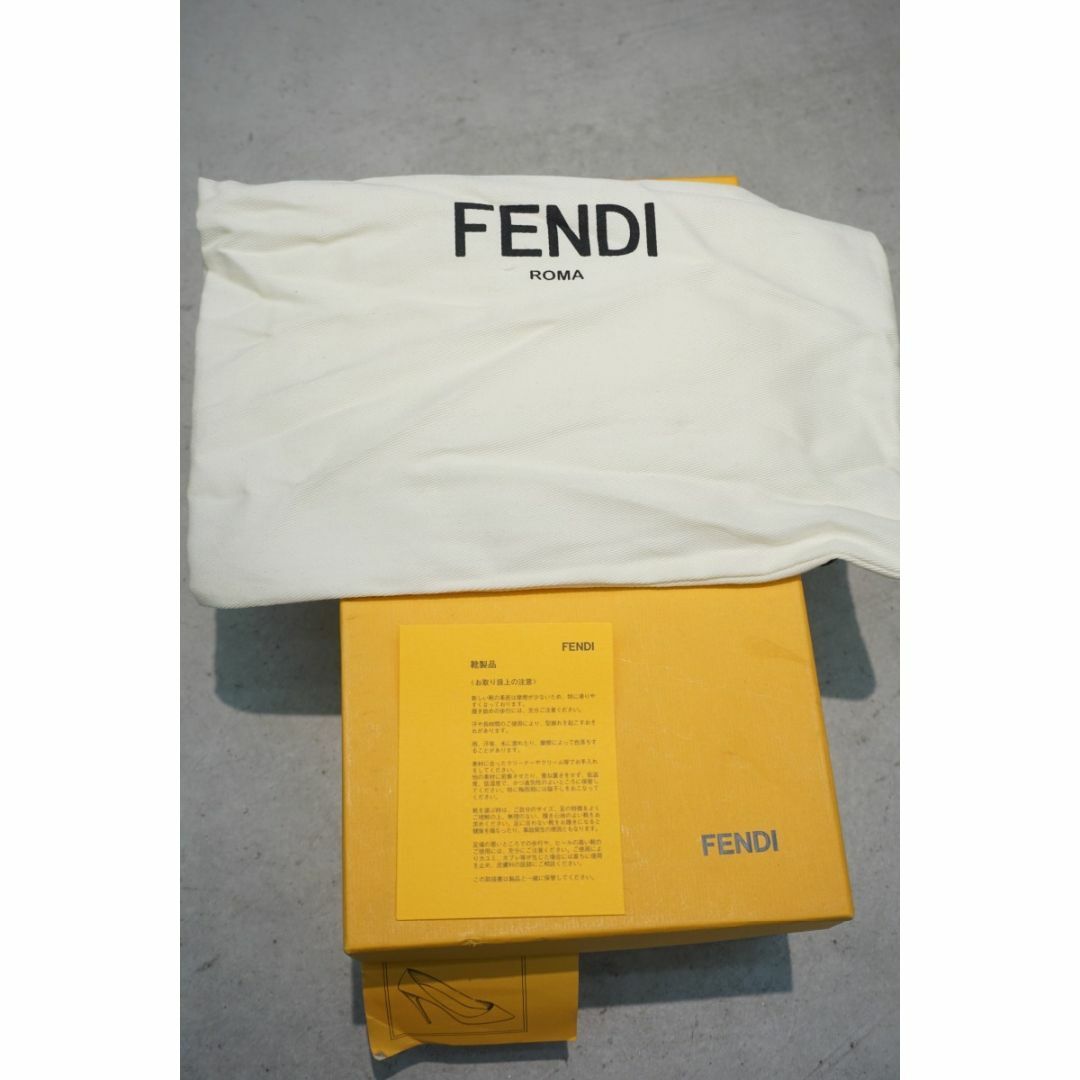 FENDI(フェンディ)の美品 正規 FENDI フェンディ パンプス ブーツ ズッカ柄 1226N▲ レディースの靴/シューズ(ハイヒール/パンプス)の商品写真