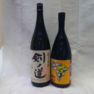 むぎ焼酎　剣ノ道/黒むぎ　　　2本セット             飲み比べ(焼酎)