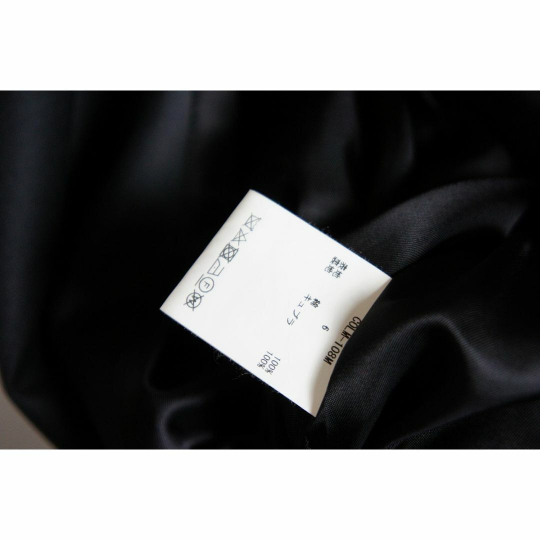 美品21AW CIOTA スビン コットン タイロッケン コート 黒309O▲ メンズのジャケット/アウター(チェスターコート)の商品写真