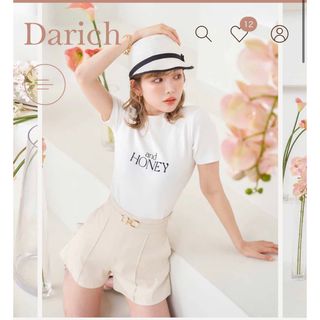 ダーリッチ(Darich)のハイウエストタックショートパンツ(ショートパンツ)