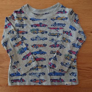 ベビーギャップ(babyGAP)のbabyGAP ギャップ　長袖シャツ　ロンＴ　90センチ 車柄(Tシャツ/カットソー)