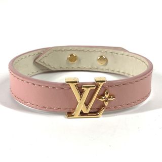 ルイヴィトン(LOUIS VUITTON)のルイヴィトン LOUIS VUITTON ブレスレット・LV アイコニック M8088F バングル アクセサリー ブレスレット レザー ローズクレール ピンク(ブレスレット/バングル)