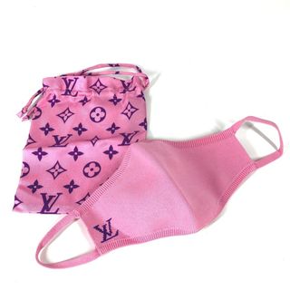 ルイヴィトン(LOUIS VUITTON)のルイヴィトン LOUIS VUITTON マスク・マイユ 巾着ポーチ セット MP3087  マスク ナイロン ピンク 未使用(その他)