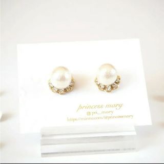 お試し価格》mini♡﻿cotton pearl bijouピアス(ピアス)