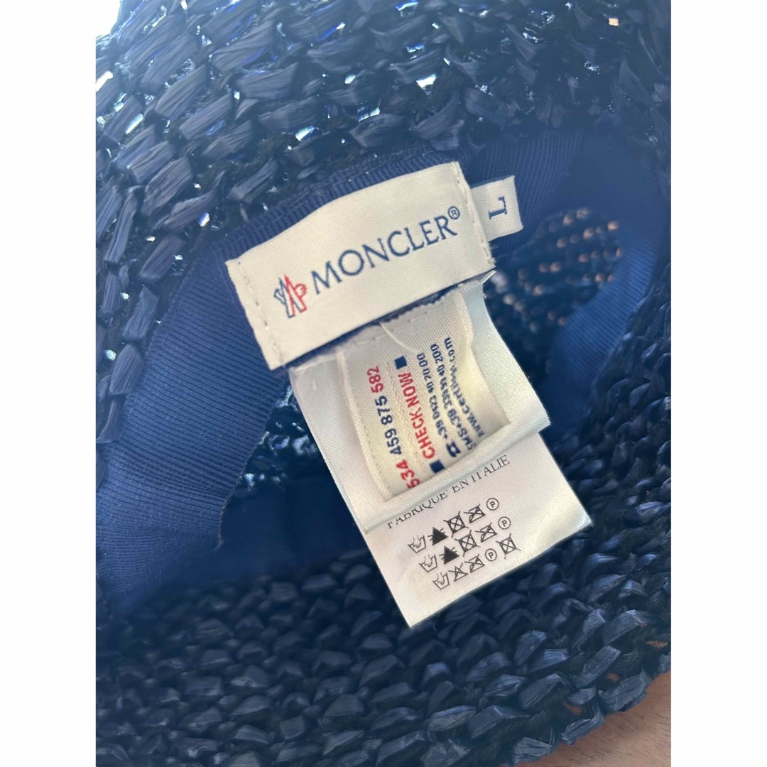 MONCLER(モンクレール)のMONCLER サマーハット♡ レディースの帽子(麦わら帽子/ストローハット)の商品写真