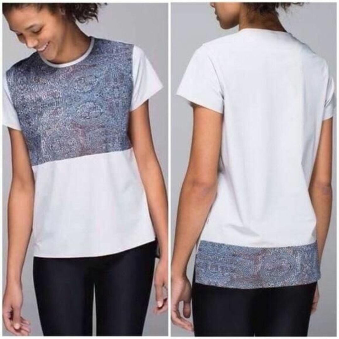 lululemon(ルルレモン)のルルレモン Lululemon Snapshot Tee サイズ4 超美品☆☆ レディースのトップス(Tシャツ(半袖/袖なし))の商品写真