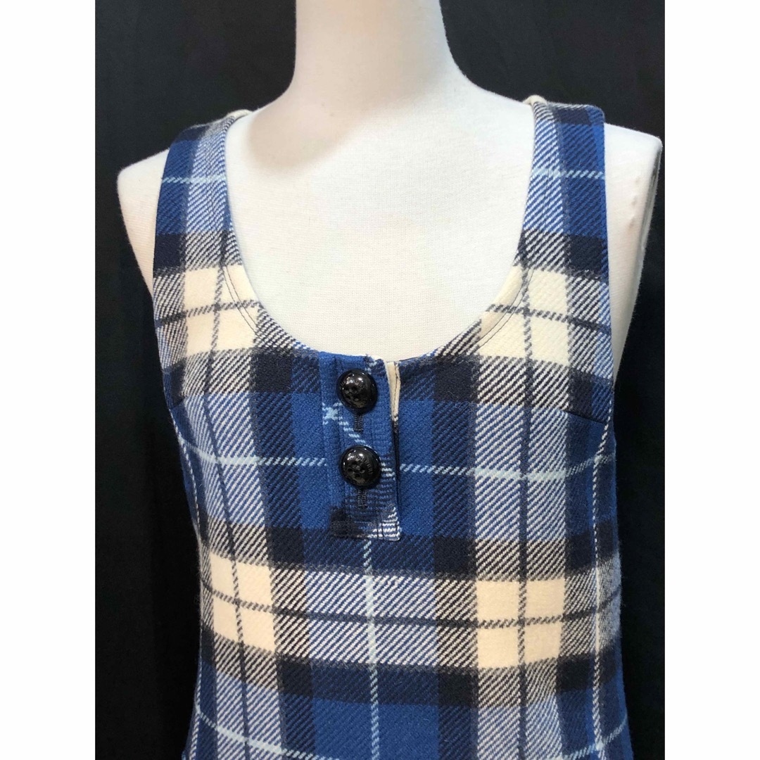 BURBERRY BLUE LABEL(バーバリーブルーレーベル)のBurberry ブルーレーベル　チェック　ワンピース　18680931 レディースのワンピース(ミニワンピース)の商品写真