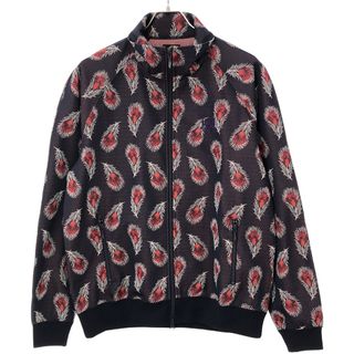 ニードルス(Needles)のNeedles ニードルズ 23AW TRACK JACKET - POLY JQ ジャガードトラックジャケット NS242 ネイビー レッド M(ブルゾン)