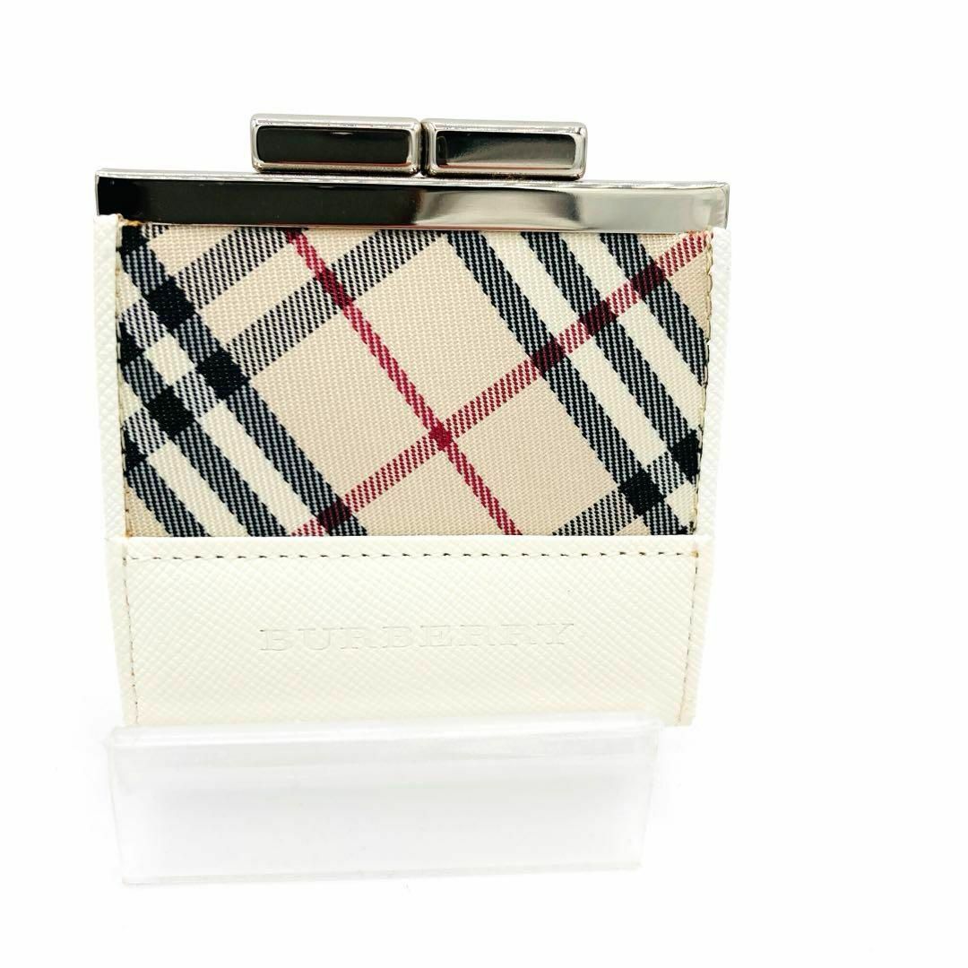 BURBERRY(バーバリー)の美品　Burberry バーバリー　ノバチェック　財布　ブラック　品薄　希少　黒 レディースのファッション小物(財布)の商品写真