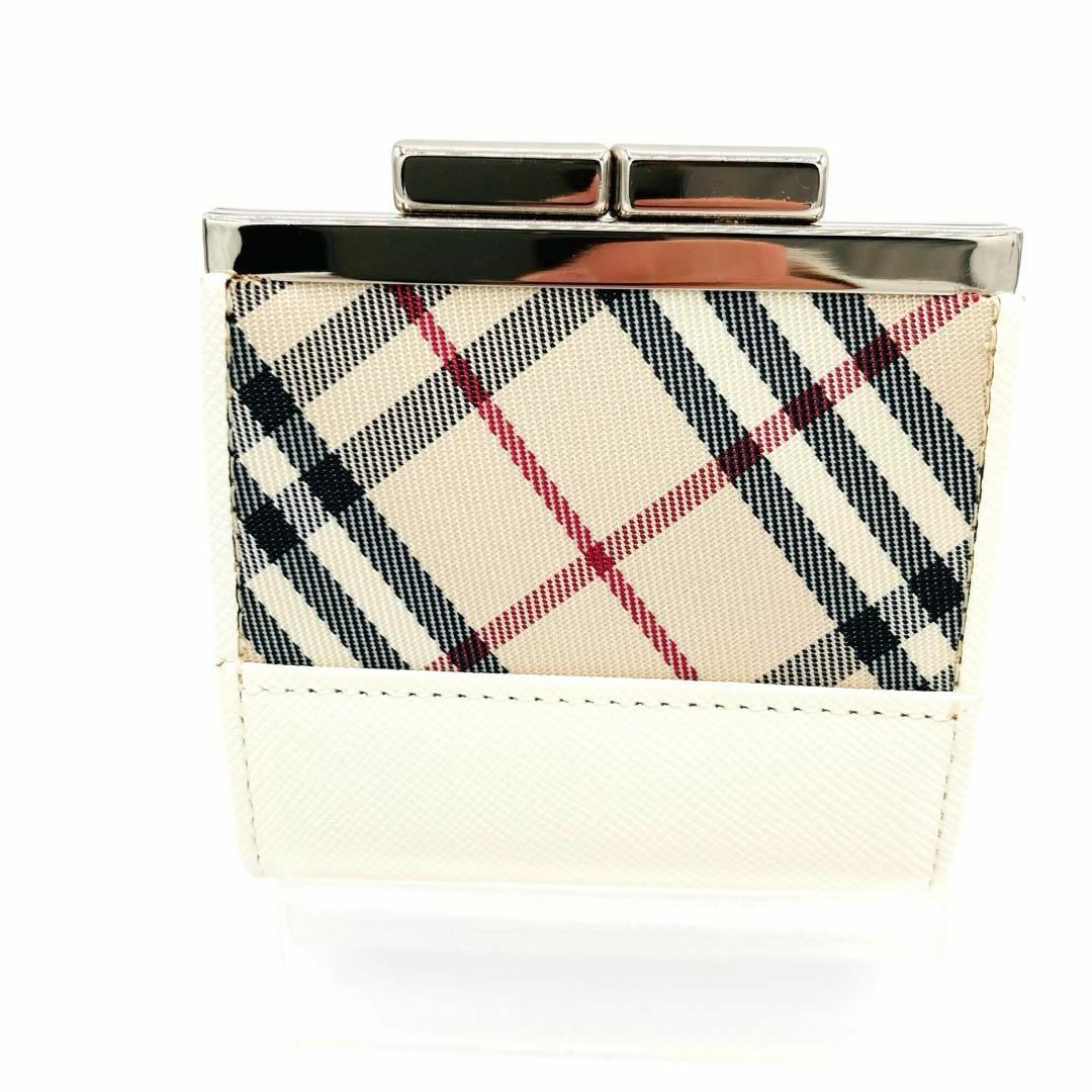 BURBERRY(バーバリー)の美品　Burberry バーバリー　ノバチェック　財布　ブラック　品薄　希少　黒 レディースのファッション小物(財布)の商品写真