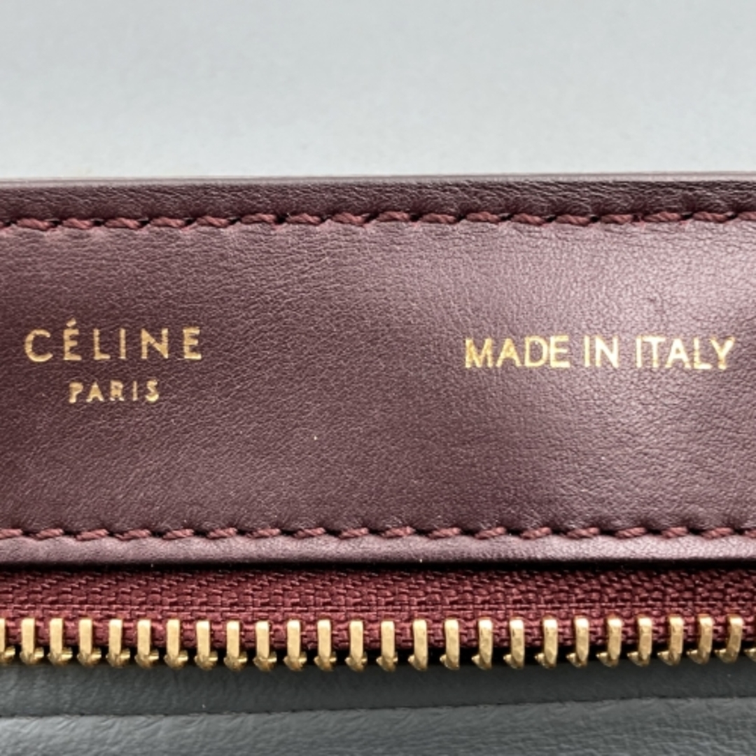 celine(セリーヌ)のCELINE【セリーヌ】 トラペーズ 2Way ハンドバッグ ショルダーバッグ レザー スウェード パープル ブラウン レディース  USED【中古】 レディースのバッグ(ショルダーバッグ)の商品写真