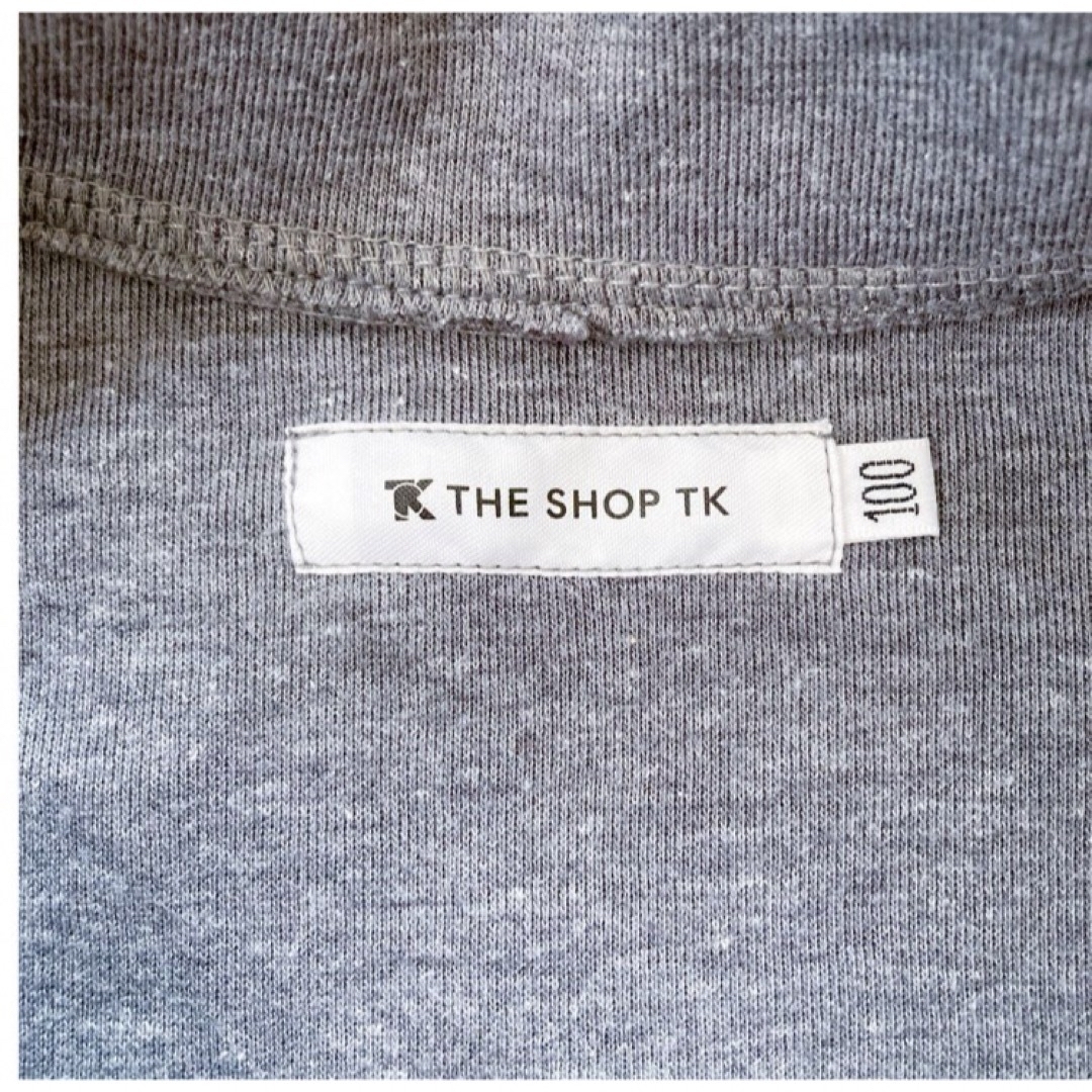 THE SHOP TK(ザショップティーケー)のTHE SHOP TK ブルゾン グレー 100㎝ キッズ/ベビー/マタニティのキッズ服男の子用(90cm~)(ジャケット/上着)の商品写真