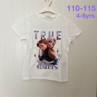 H&M - 新品▪️H&M アナと雪の女王　スパンコールTシャツ★110 115 エルサ 