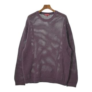 シュプリーム(Supreme)のSupreme シュプリーム ニット・セーター XL 紫 【古着】【中古】(ニット/セーター)