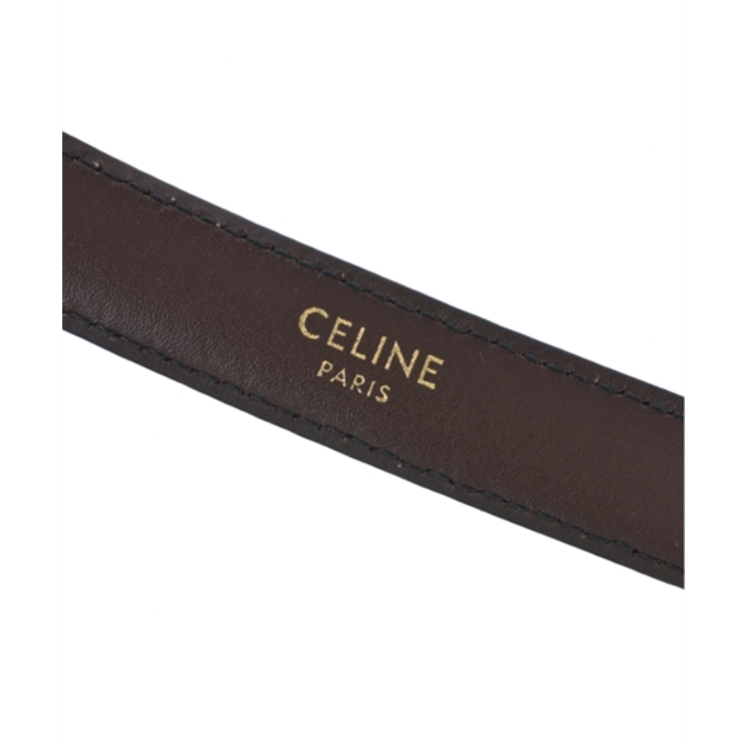 celine(セリーヌ)のCELINE セリーヌ ベルト 80 茶 【古着】【中古】 レディースのファッション小物(ベルト)の商品写真