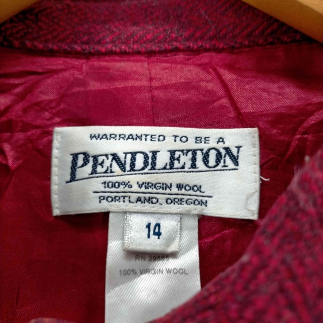 PENDLETON(ペンドルトン)のPENDLETON(ペンドルトン) ウール ヘリンボーンシャツジャケット レディースのジャケット/アウター(その他)の商品写真