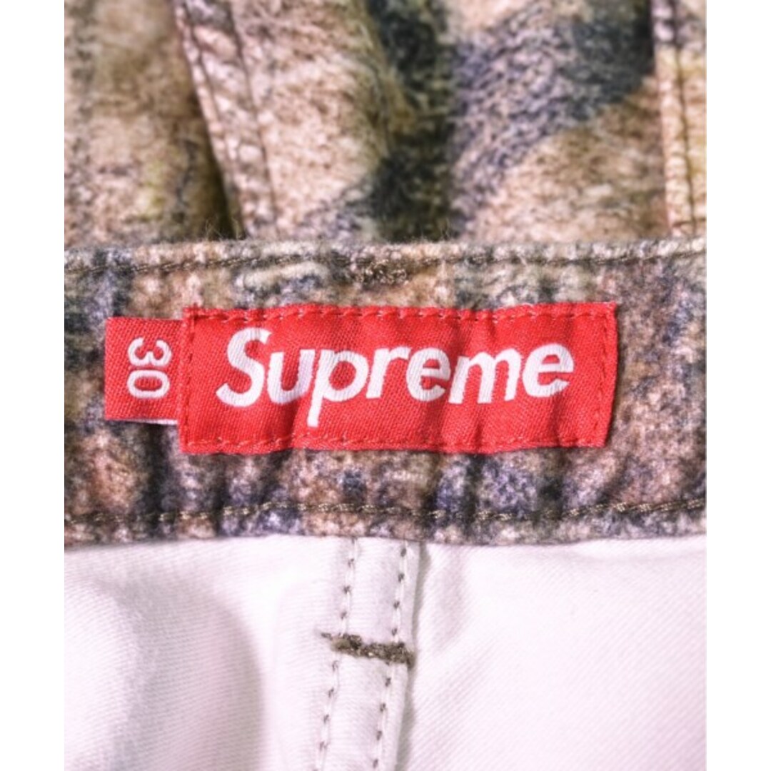 Supreme(シュプリーム)のSupreme シュプリーム カーゴパンツ 30(M位) カーキx黒等(総柄) 【古着】【中古】 メンズのパンツ(ワークパンツ/カーゴパンツ)の商品写真