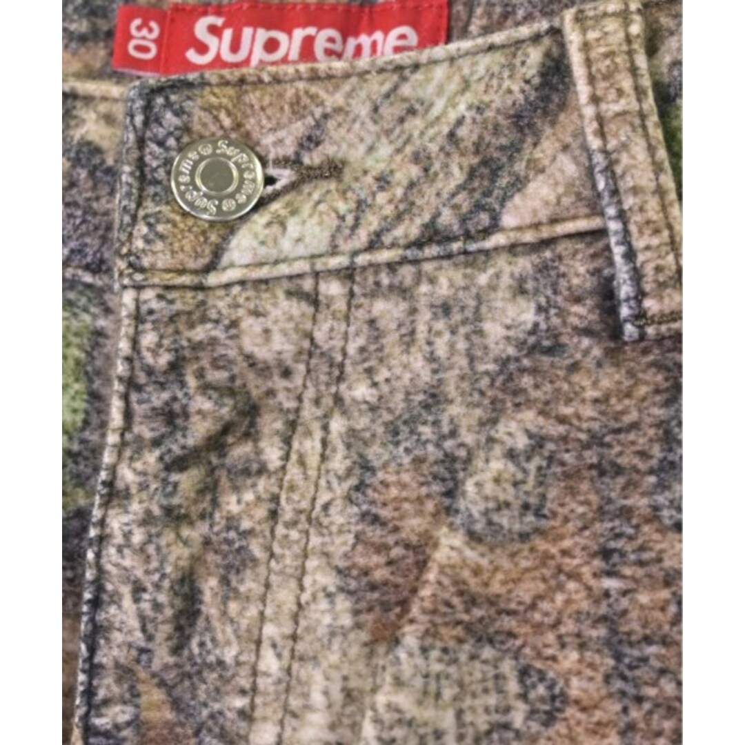 Supreme(シュプリーム)のSupreme シュプリーム カーゴパンツ 30(M位) カーキx黒等(総柄) 【古着】【中古】 メンズのパンツ(ワークパンツ/カーゴパンツ)の商品写真