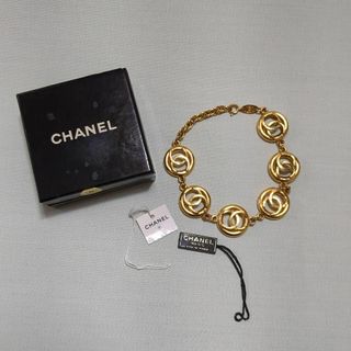 CHANEL - 美品 CHANEL ヴィンテージブレスレット シャネル　ココマーク