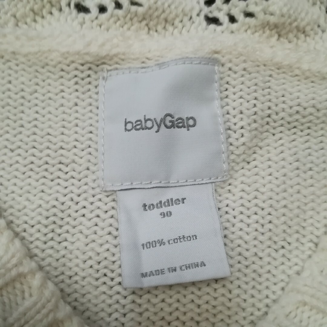 babyGAP(ベビーギャップ)のbabyGAP　ボレロ　90　カーディガン キッズ/ベビー/マタニティのキッズ服女の子用(90cm~)(カーディガン)の商品写真