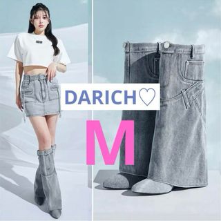 ダーリッチ(Darich)のダーリッチ　デニムカバーロングブーツ　M(ブーツ)