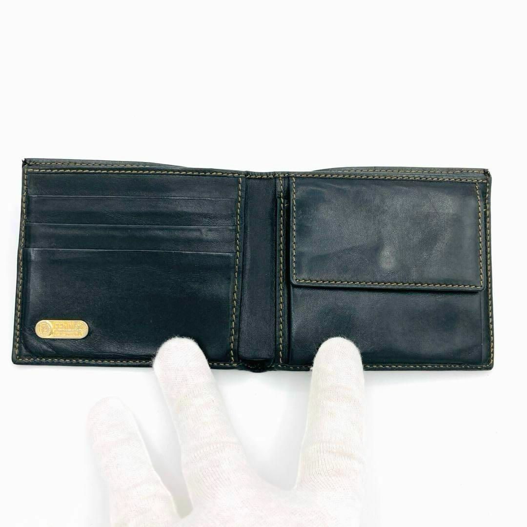 FENDI(フェンディ)のFENDI フェンディ　財布　二つ折り　品薄　希少　人気　メンズ　レディース　黒 レディースのファッション小物(財布)の商品写真
