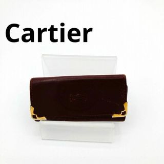 カルティエ(Cartier)のカルティエ　Cartier  品薄　希少　人気　キーケース　レッド　ゴールド　赤(キーケース)