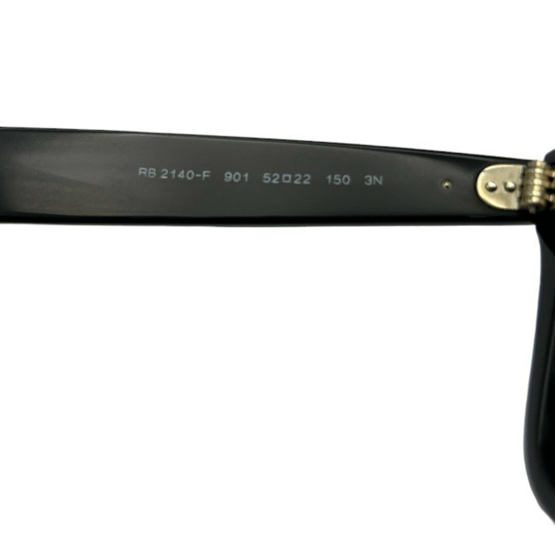 Ray-Ban(レイバン)のRay・Ban レイバン ウェイファーラー サングラス RB2140F ブラック グリーン メンズ ファッション カラーレンズ WAYFARER スクエア 中古 W４ メンズのファッション小物(サングラス/メガネ)の商品写真
