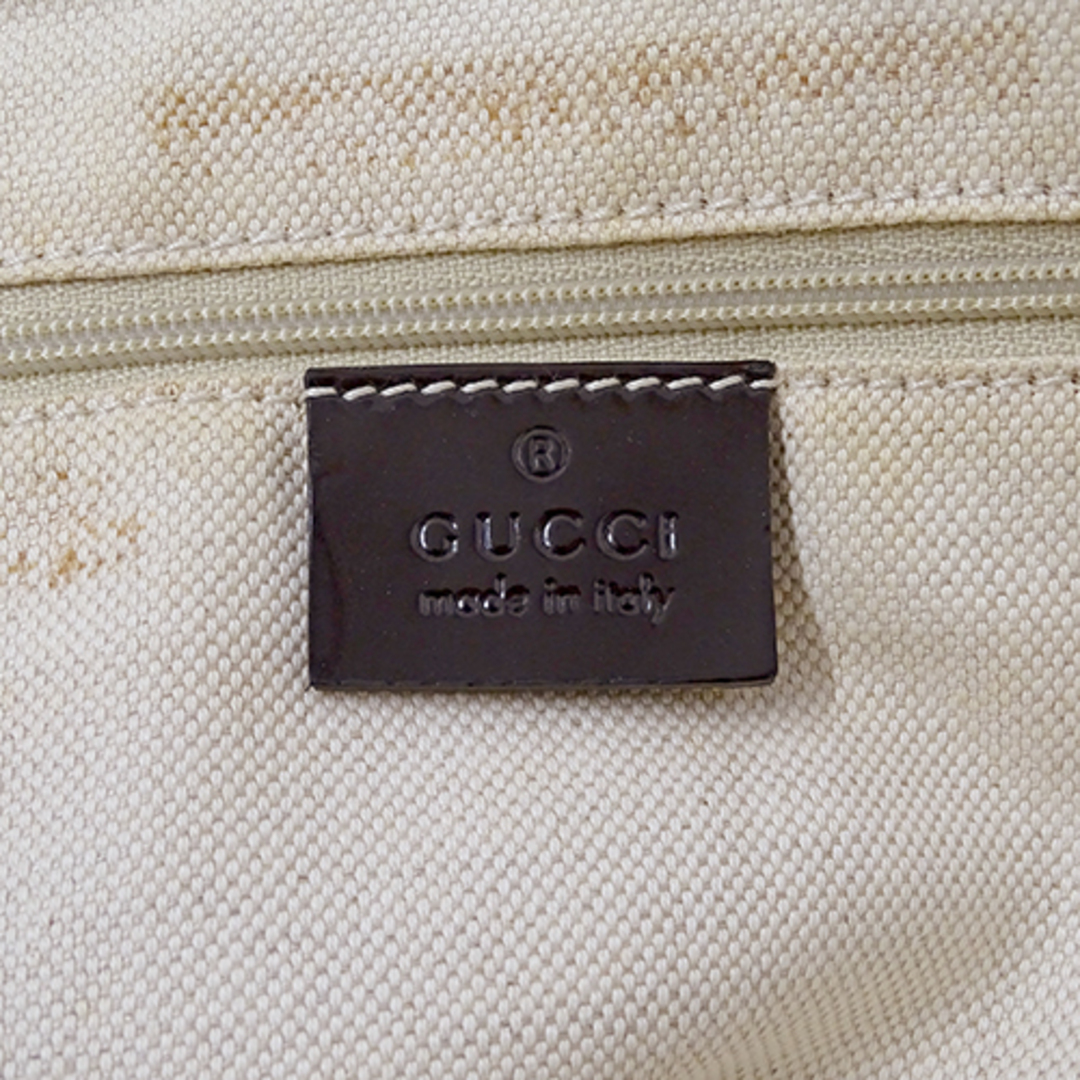 Gucci(グッチ)のグッチ GUCCI バッグ レディース ブランド トートバッグ GGキャンバス シェリー ブラウン ベージュ 211971 肩掛け おしゃれ 【中古】 レディースのバッグ(トートバッグ)の商品写真