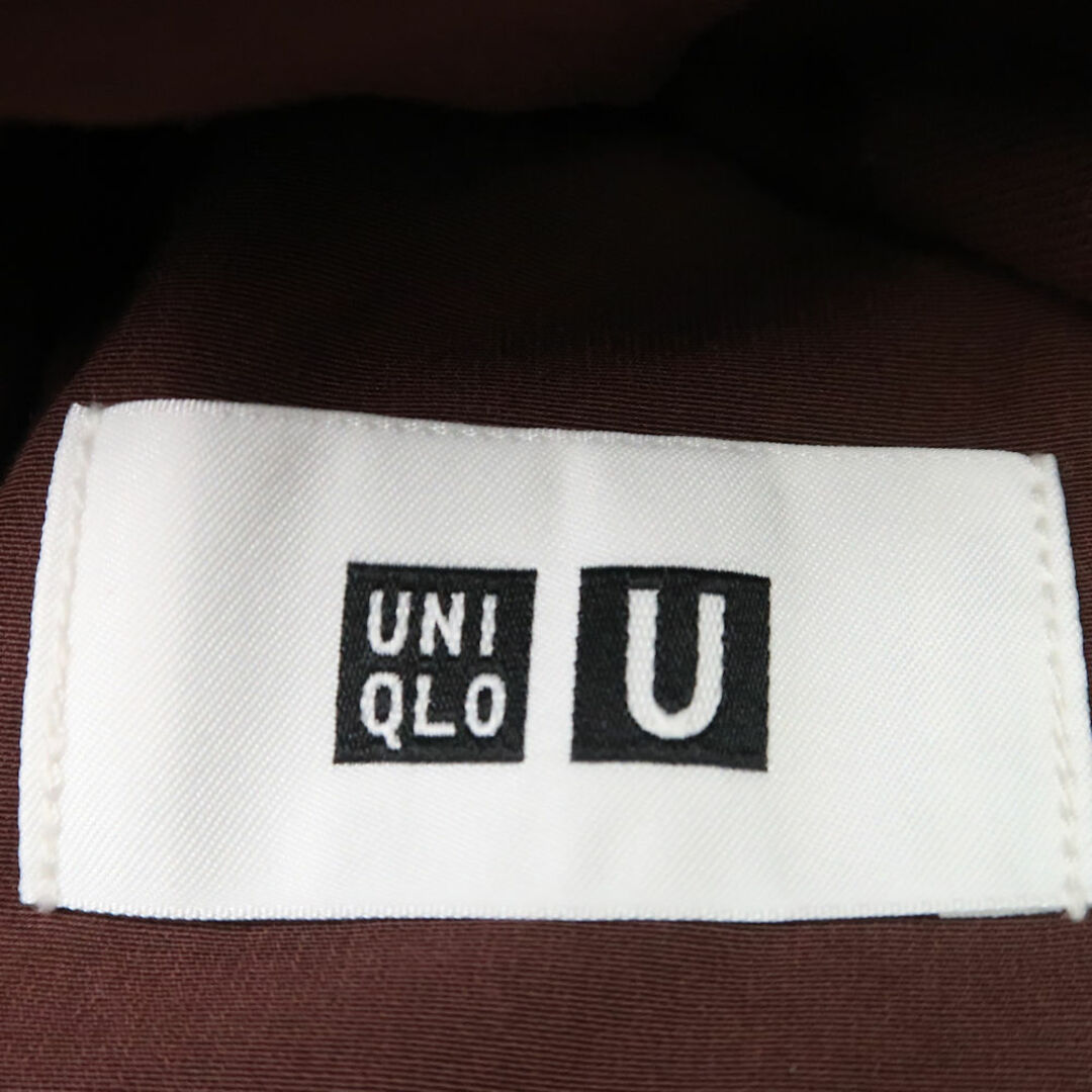 UNIQLO(ユニクロ)の未使用 UNIQLO ユニクロ ユニクロU パデッドショートピーコート コート S 綿他 23AW 茶 Pコート アウター コットン レディース AU2459B2  レディースのジャケット/アウター(ロングコート)の商品写真